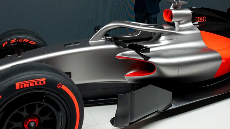 Audijev F1 koncept livreja 