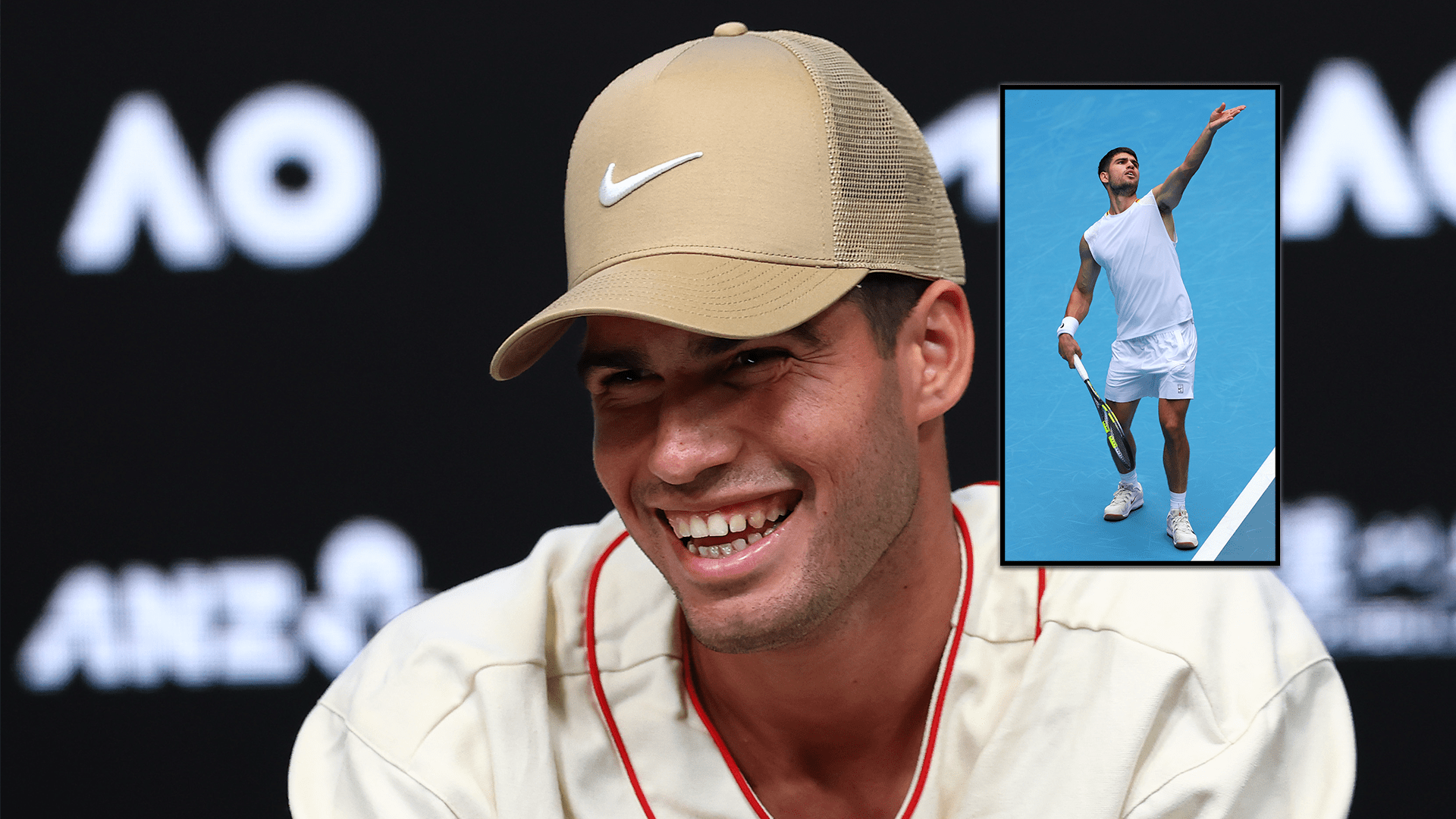 Karlos Alkaraz govori o novom servisu, Novak Đoković sličnosti na 2026 Australian Open