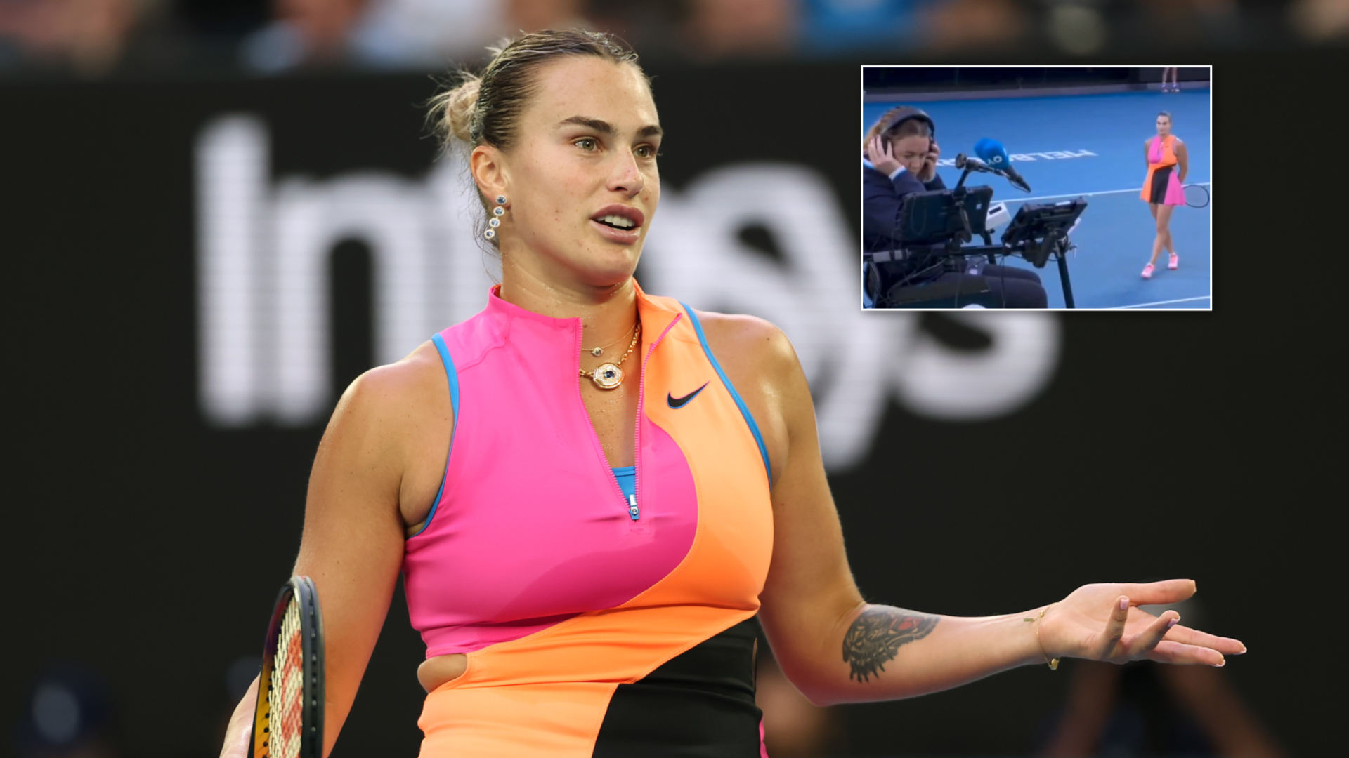 "Samo napred, nazovi ga!" Arina Sabalenka slegne ramenima tokom polufinala Otvorenog prvenstva Australije