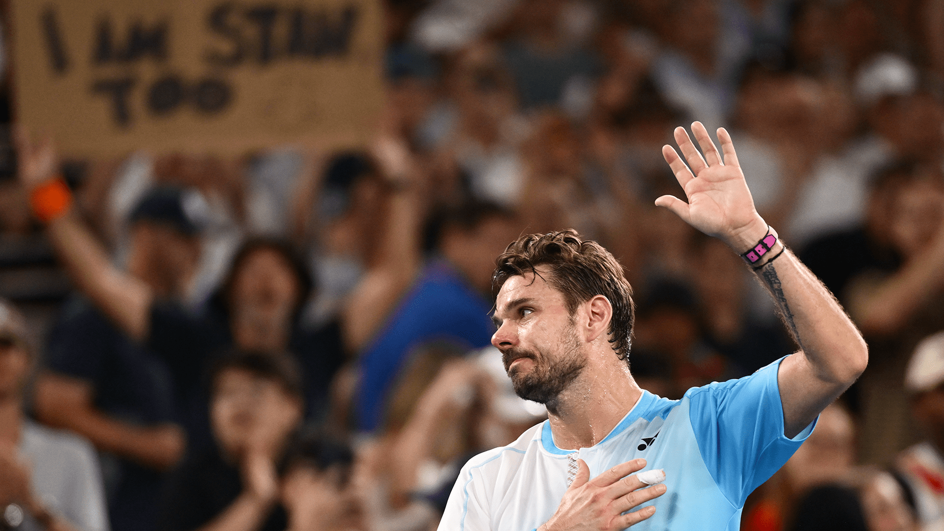 Stan Vavrinka se emotivno oprašta od Otvorenog prvenstva Australije nakon poraza Tejlor Fritz