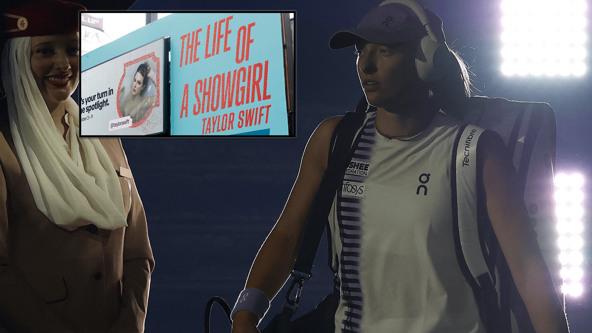 Žao mi je, mrzitelji: Iga Sviatek i dalje stoji Tejlor Svift je "Život šougirl" na Australian Openu