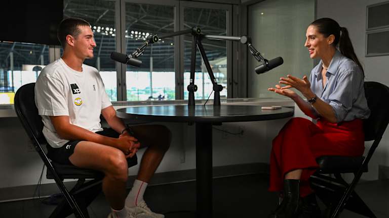 Fonseka je nedavno sjeo sa Andreom Petković za intervju na The Big T, podkast Tennis Channel.