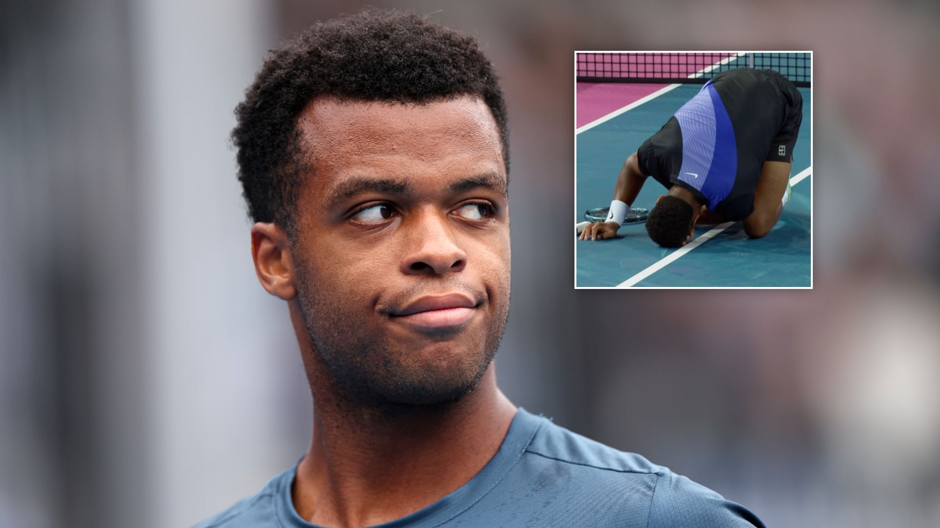 Giovanni Mpetshi Perricard se povlači nakon povrede oka u Monpeljeu