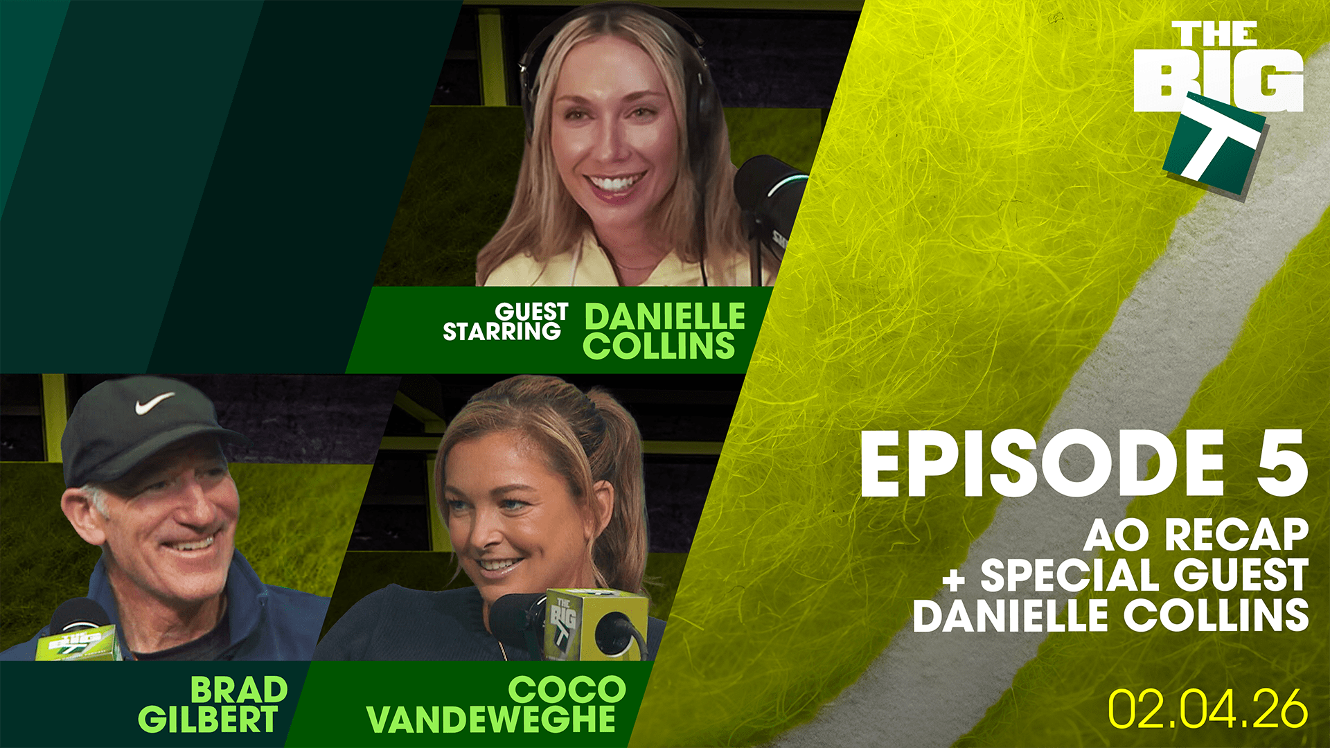 The Big T, Episode 5: Australian Open debriefing, gluma Breda Gilberta, Danielle Collins o privatnosti igrača