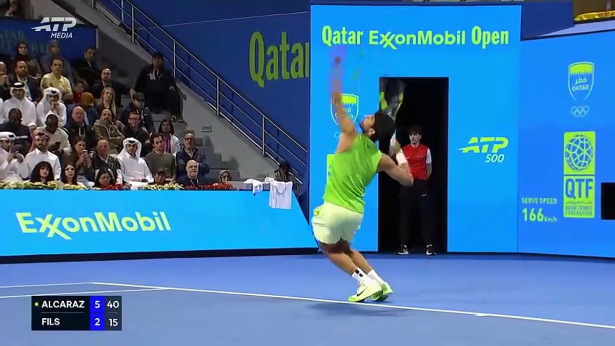 Karlos Alkaraz pobeđuje u Dohi sa 50-minutnim majstorskim kursom