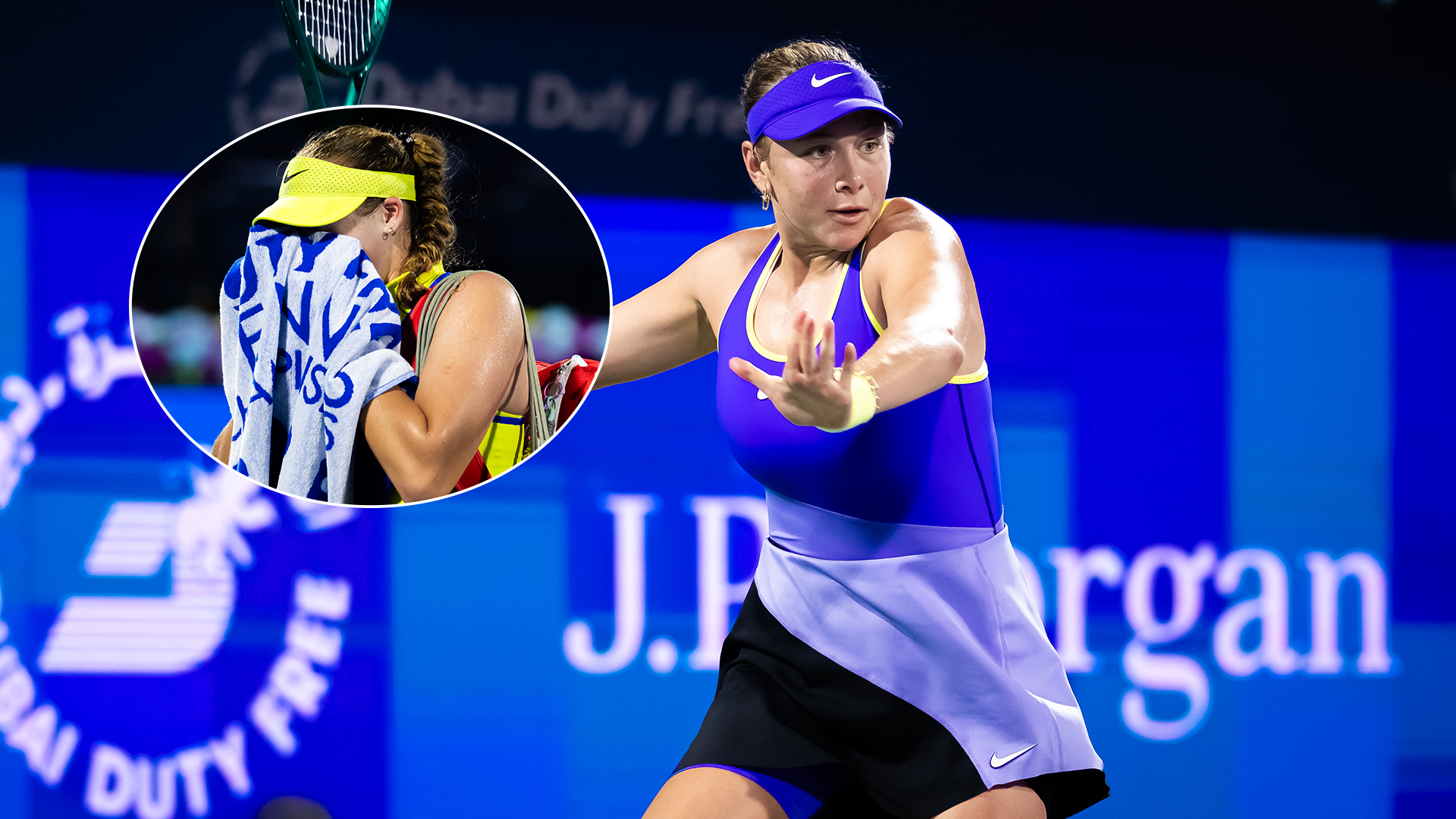 Amanda Anisimova: "To me je stvarno rastužilo" da vidim Mirra Andreeva emotivna u Dubaiju