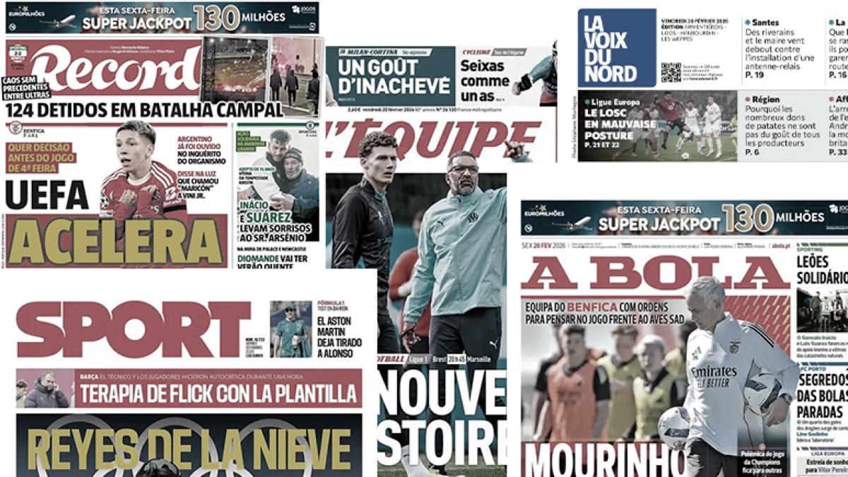 Benfika osuđuje igrača Real Madrida UEFA-i, veliko pojašnjenje između Hansija Flika i igrača Barselone