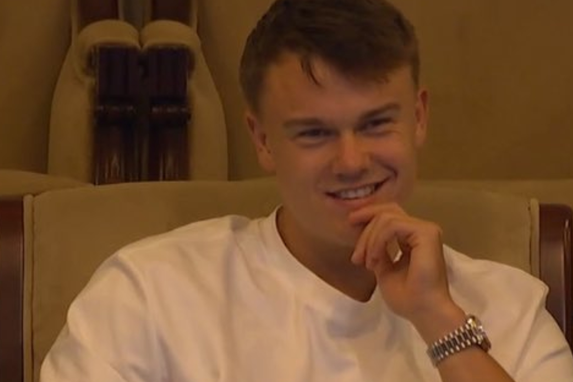 Rune, na tribinama turnira u Dohi.