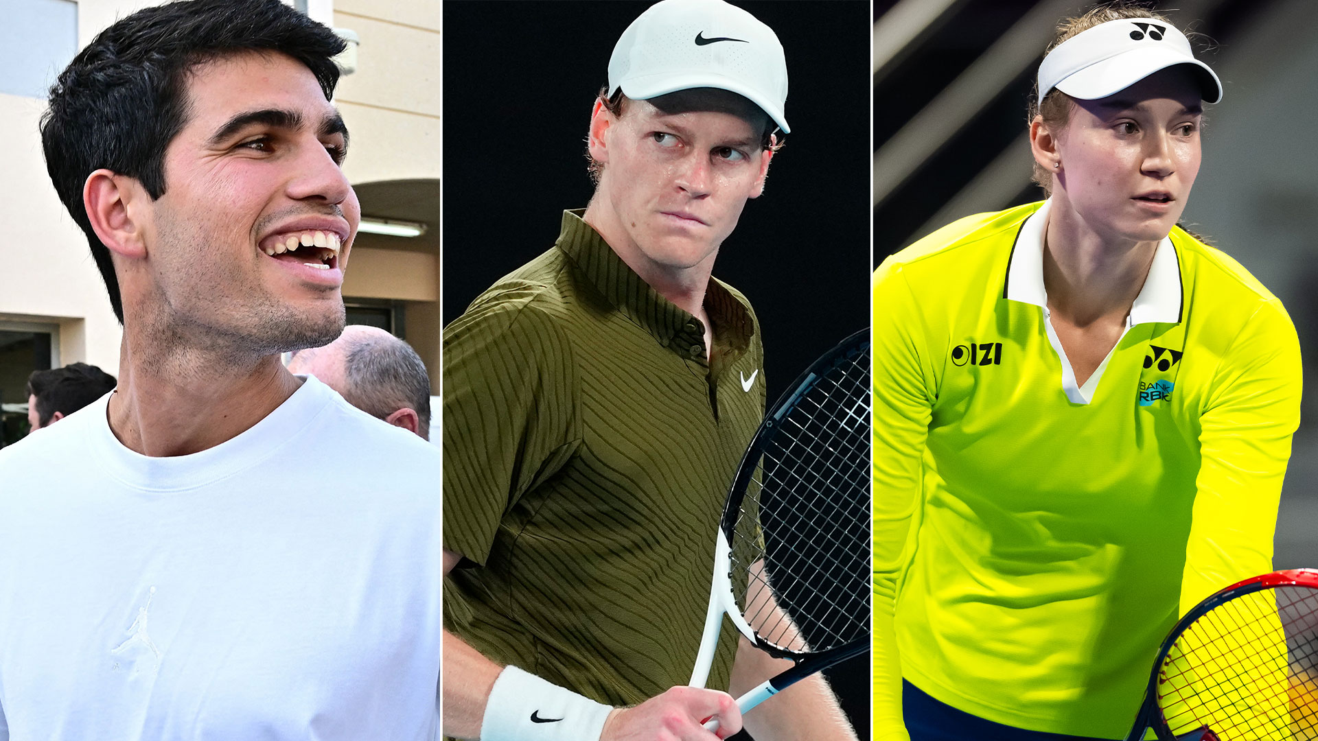 Karlos Alkaraz i Jannik Sinner se vraćaju u Dohi, dok Elena Ribakina vodi snažno polje na VTA 1000 u Dubaiju