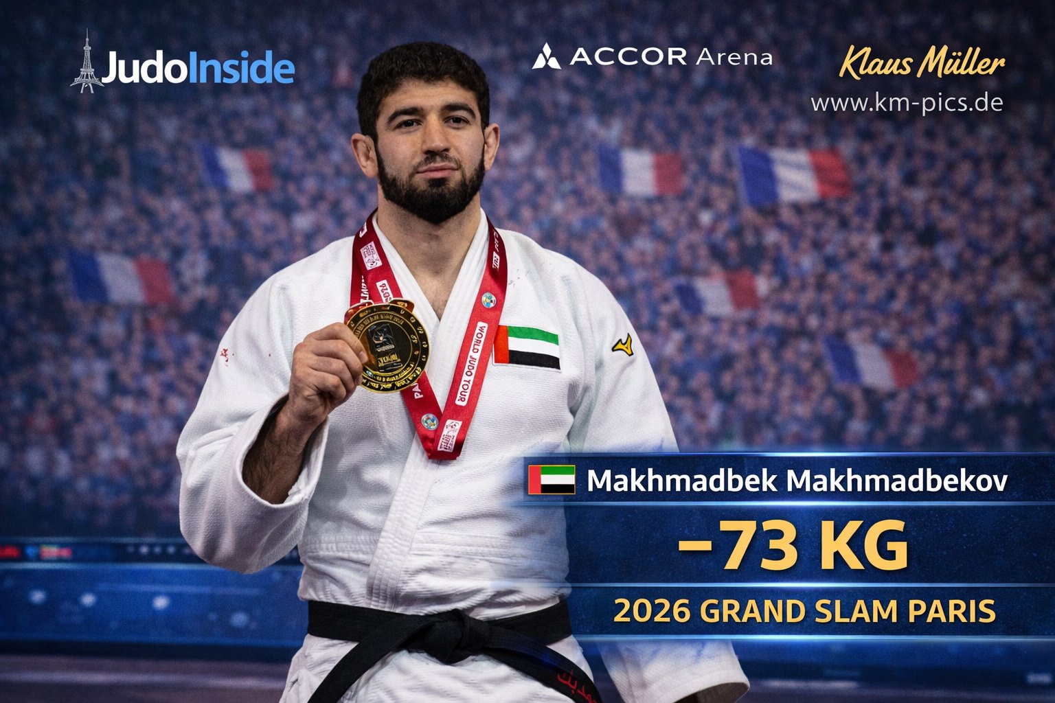 Mahmadbek Mahmadbekov uzima zlato UAE u Parizu