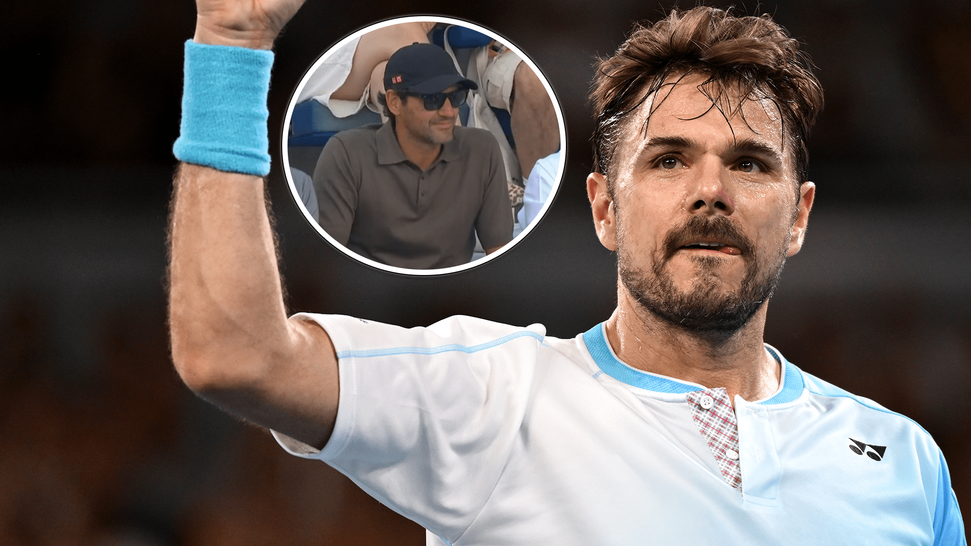 Sa Rodžerom Federerom gleda, Stan Vavrinka čini pobednički povratak u Dubai