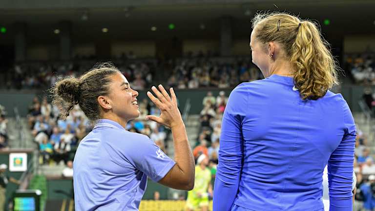 Paolini i Andreeva dele smeh.