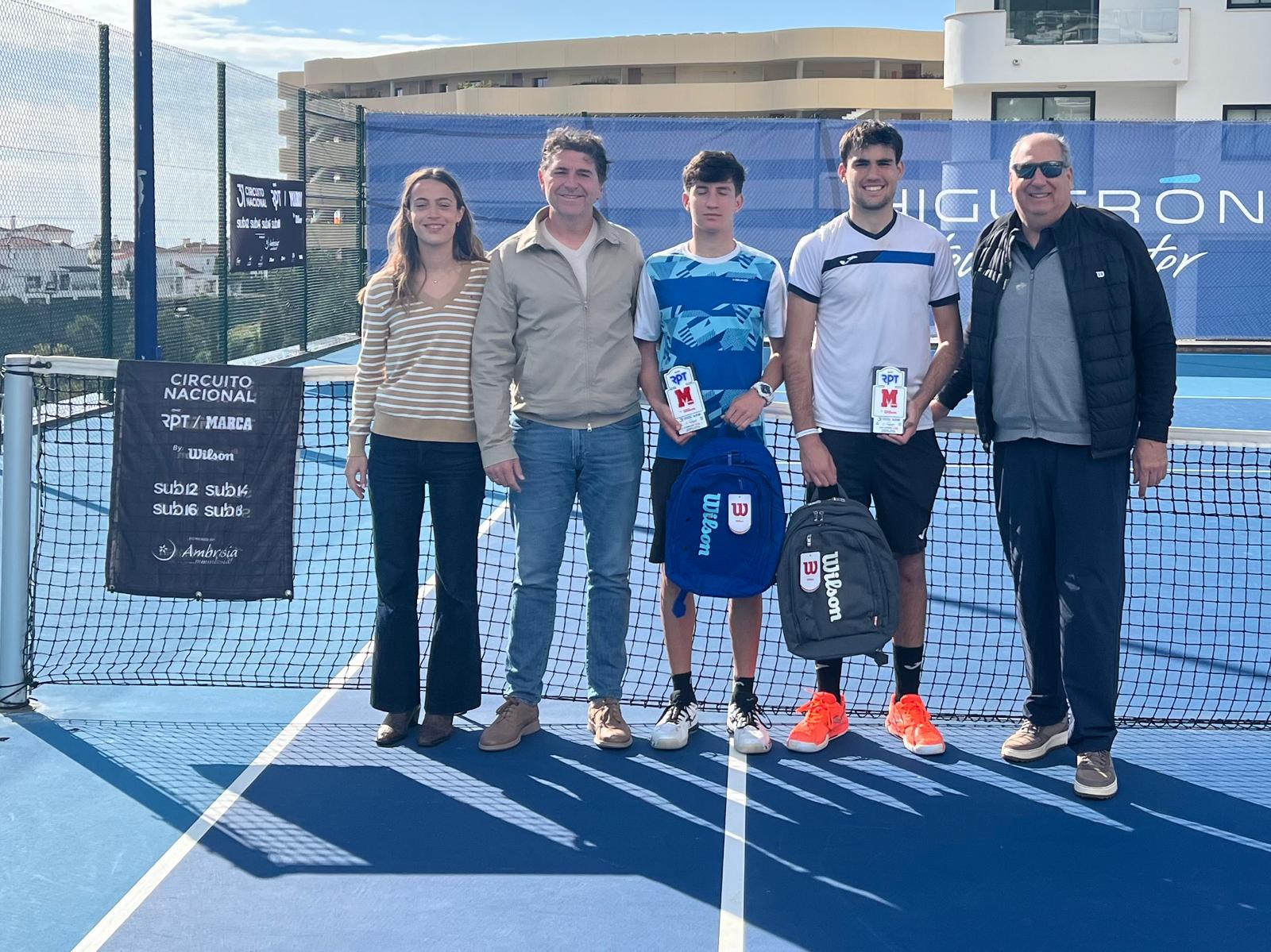 U18 šampion i finalista u teniskom centru RPT Higuerón - Marca by Wilson