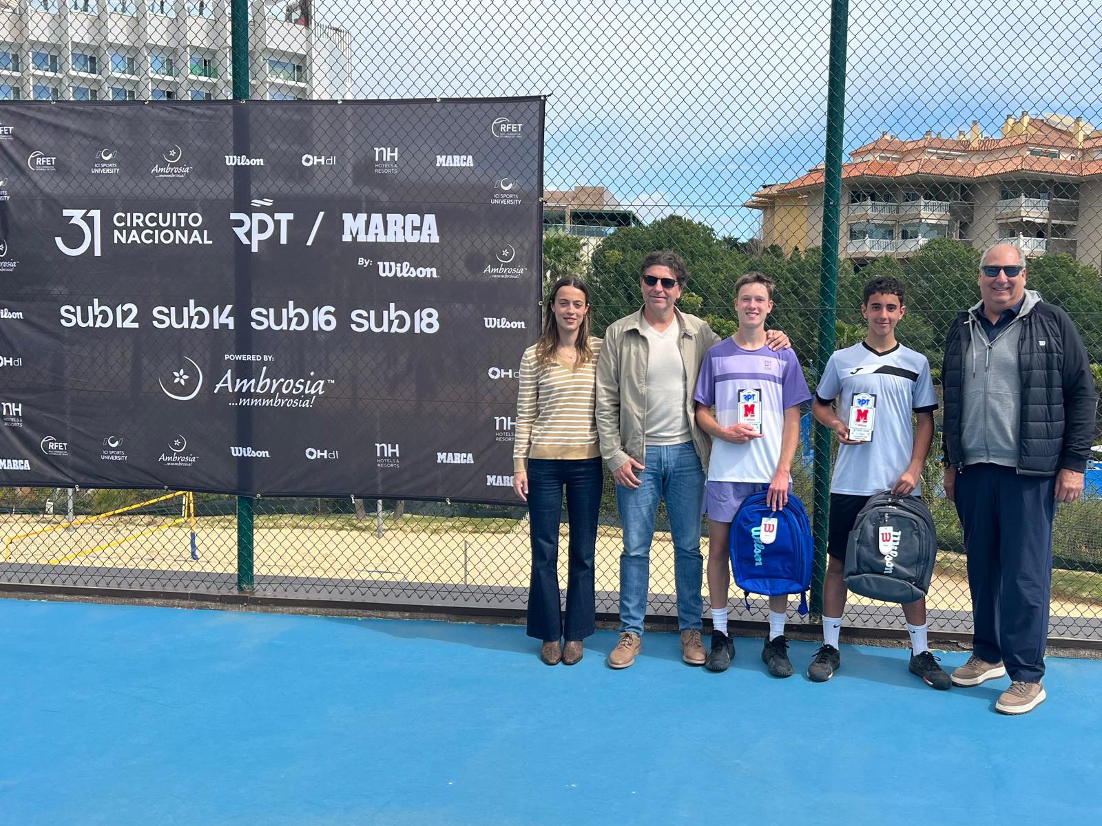 U16 šampion i finalista u teniskom centru RPT Higueron - Marca by Wilson
