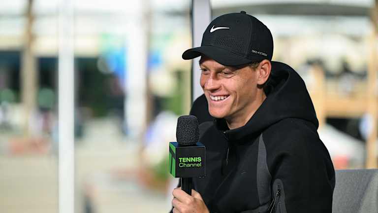 Grešnik je zadržao tu srećnu energiju kada je posetio Tennis Channel postavljen za razgovor sa Prakashom Amritrajom.