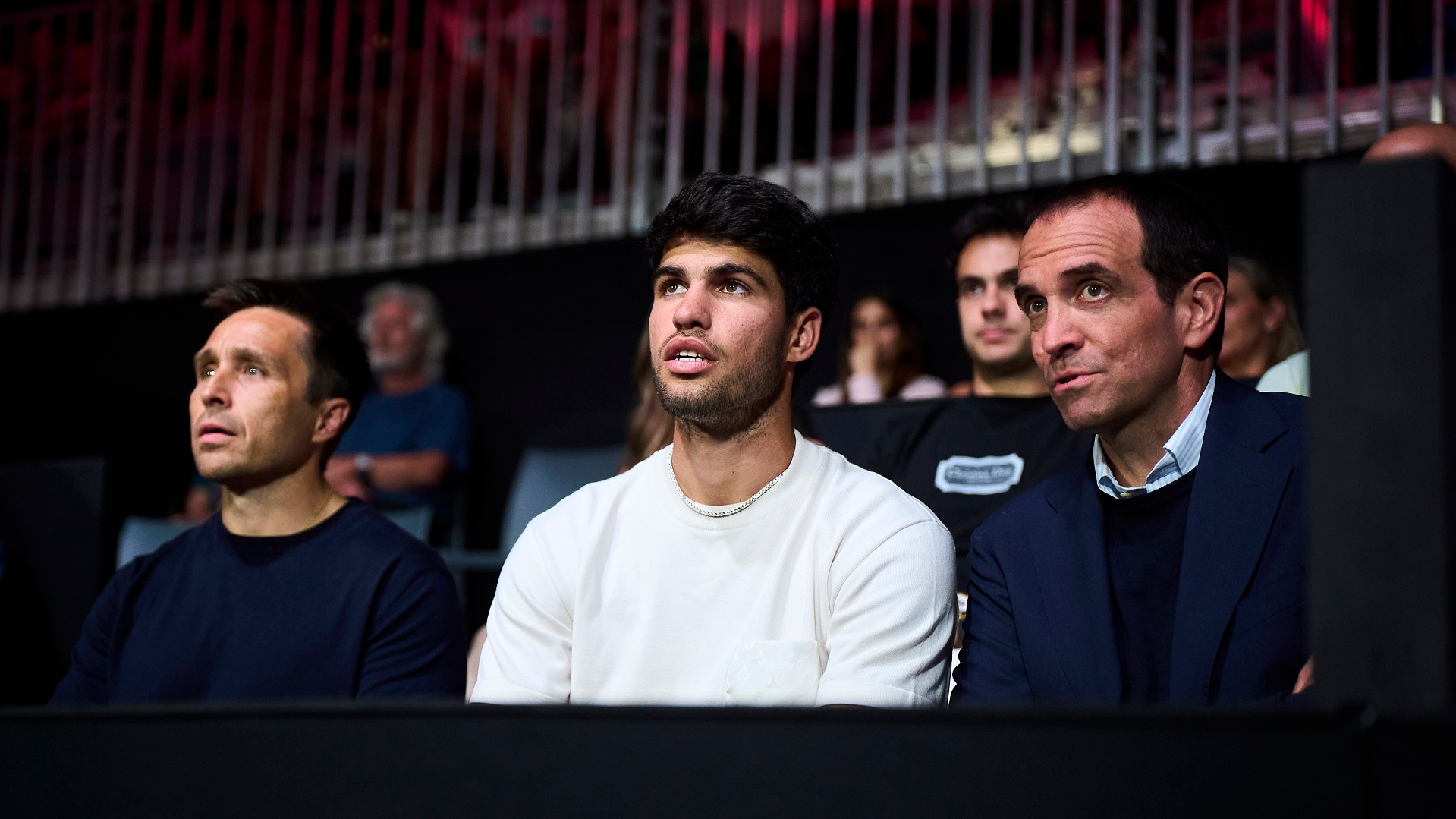 Belasteguin, Alcaraz i Carraro.