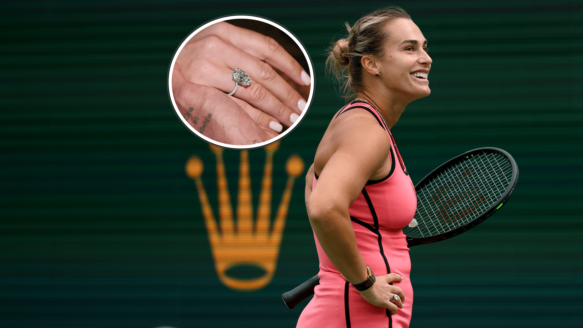 Arina Sabalenka nosi 12-karatni verenički prsten za pobedu u uvodnom krugu Indijan Velsa