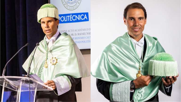 Nadal je dobio počasni doktorat za izvrsnost u sportu od Universidad Politécnica de Madrid.