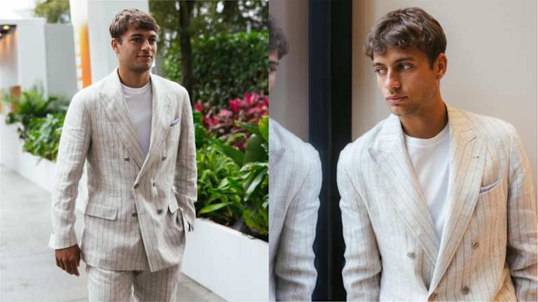 Flavio Cobolli nosi Brunello Cucinelli