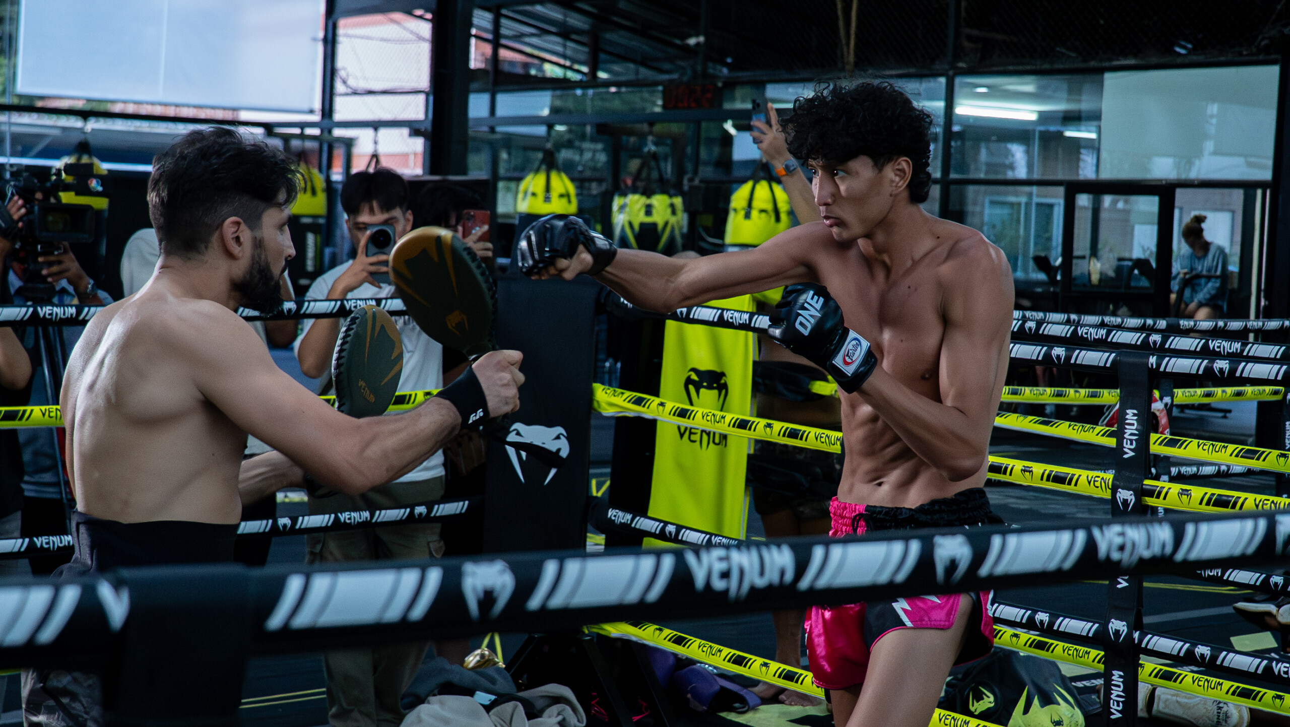 Nabil Anane Open Workout for ONE Friday Fights 147