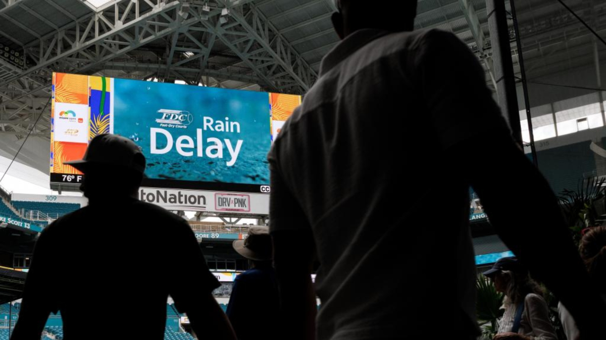 Kiša ponovo okreće Majami naglavačke ... ali Alkaraz će početi na vreme