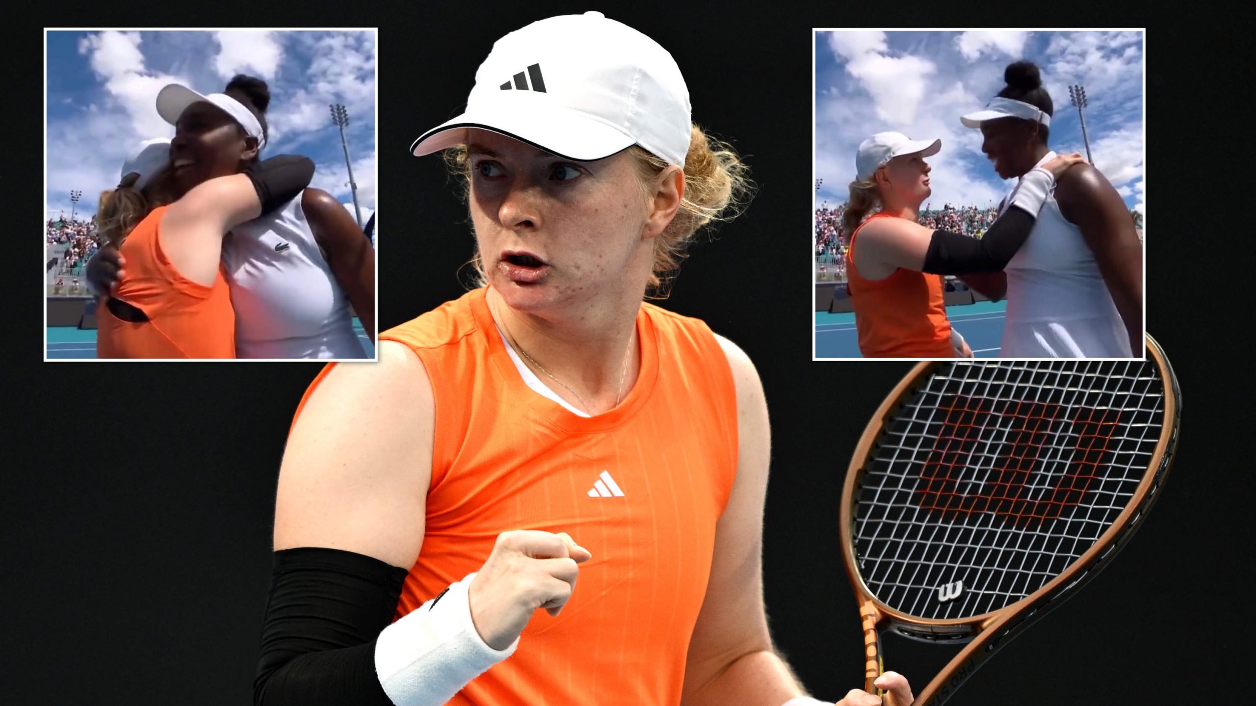 "Ona je još uvek na mom zidu": Frančeska Džons 'puni krug trenutak sa Venus Vilijams