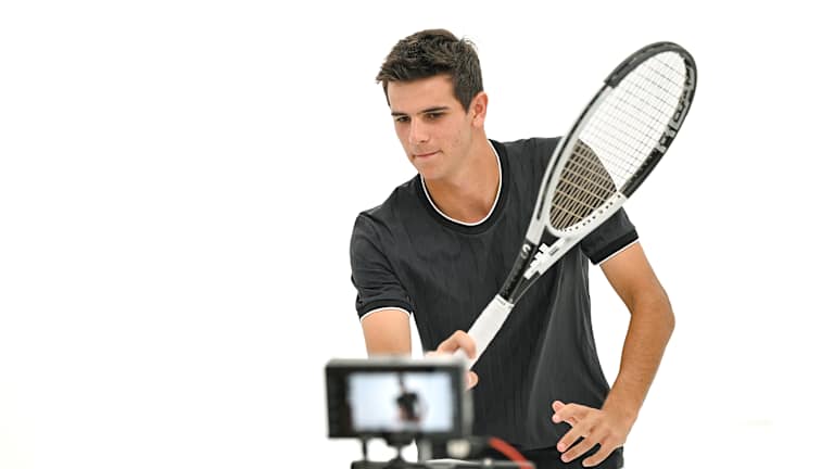 Jodar na setu za Tennis Channel ranije ovog meseca.