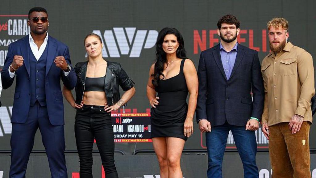 Rausei i Carano Face Off na Presser ispred Netflik MMA kartice