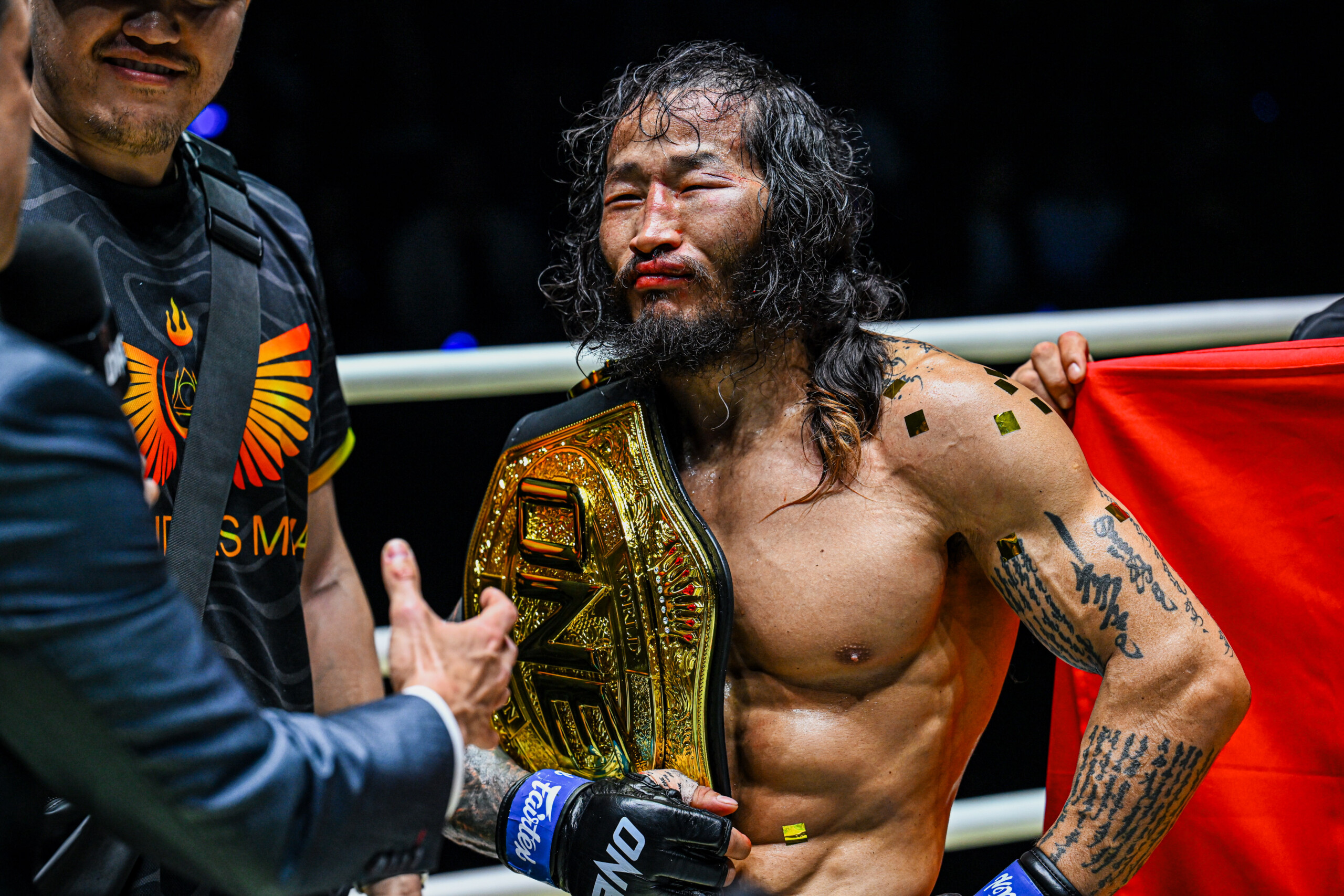 Enkh Orgil Baatarkhuu Fabricio Andrade ONE Fight Night 38 35