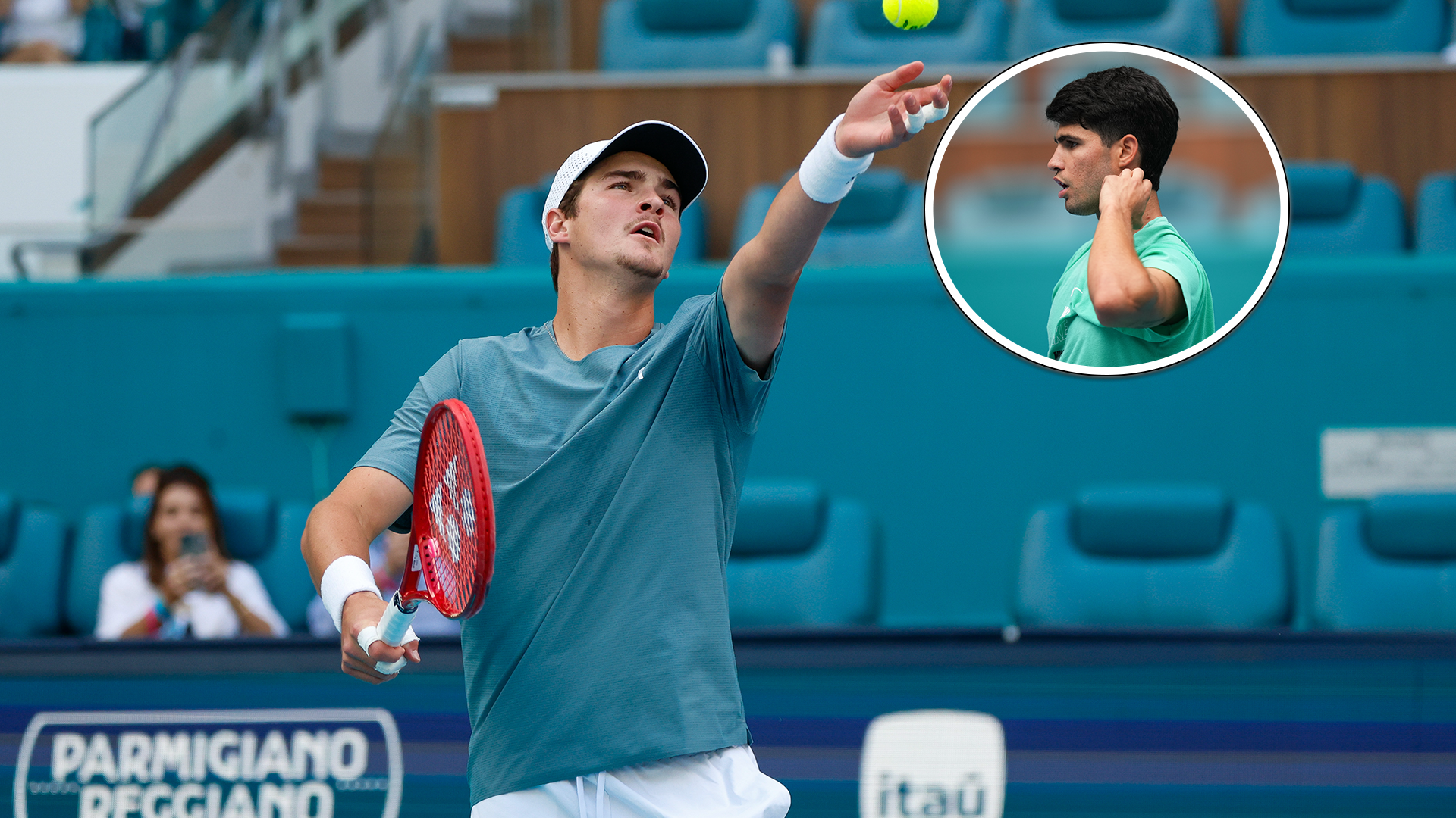 Žoao Fonseka knjige Karlos Alkaraz blokbaster na Majami Openu, osvaja prvo kolo