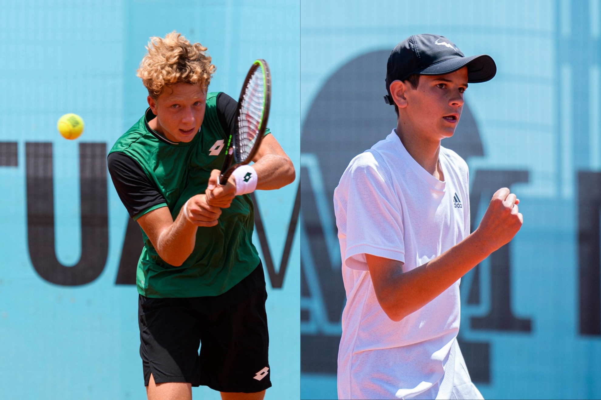 Martin i Rafa, u U16 Mutua Madrid Open.