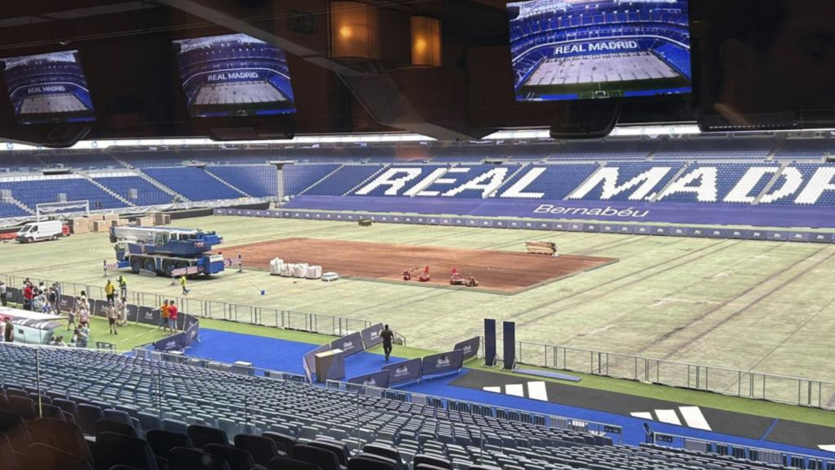 Bernabeu je transformisan: sada ima teniski teren Mutua Madrid Open