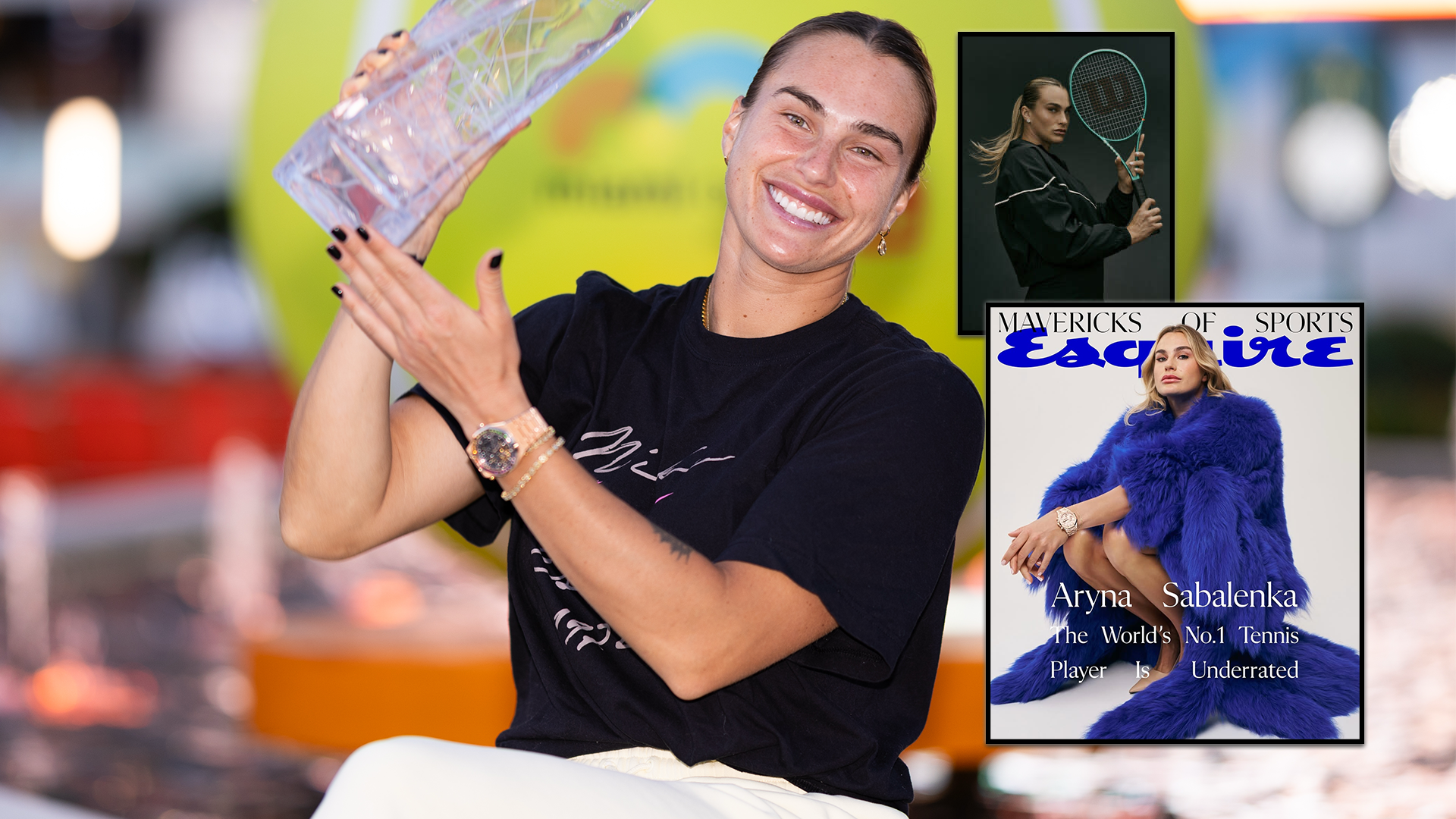 "Pritisak je moć": Arina Sabalenka izbacuje novi oglas za Vilsona, krasi naslovnicu Esquire-a