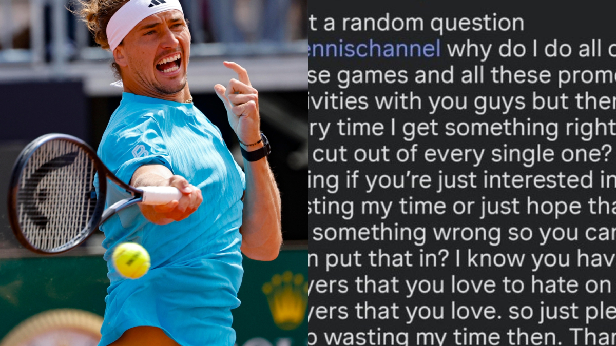 Zverev se obrušio na teniski kanal u Sjedinjenim Državama: "Ne gubite mi vreme"