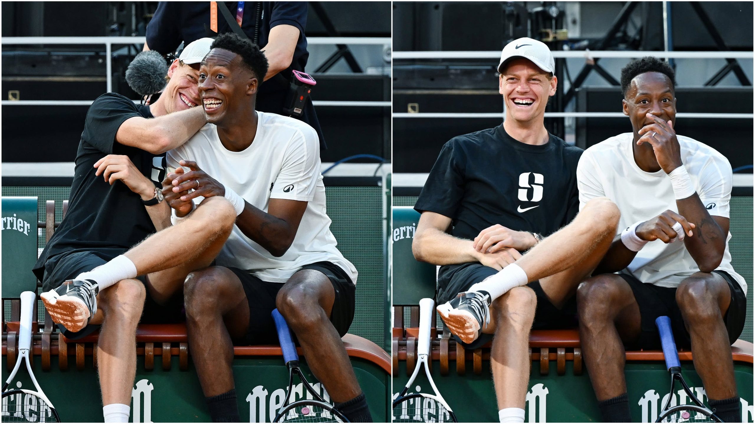 FOTOGRAFIJE: Proslava "Gael & Friends" u centru pažnje Monfils-Siner bromance na Rolan Garosu