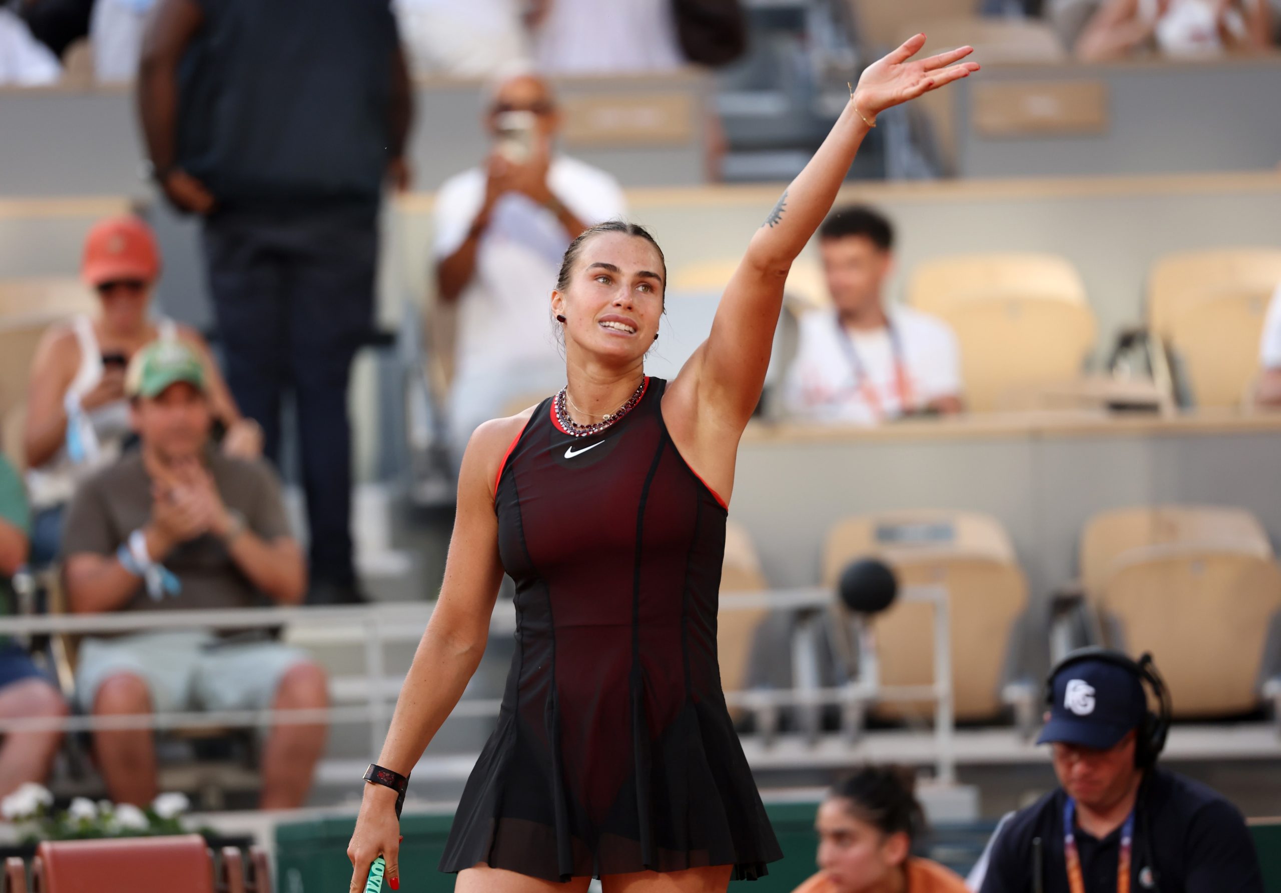 Arina Sabalenka obećava da će nastaviti Rolan Garos plesnu bitku sa Novakom Đokovićem
