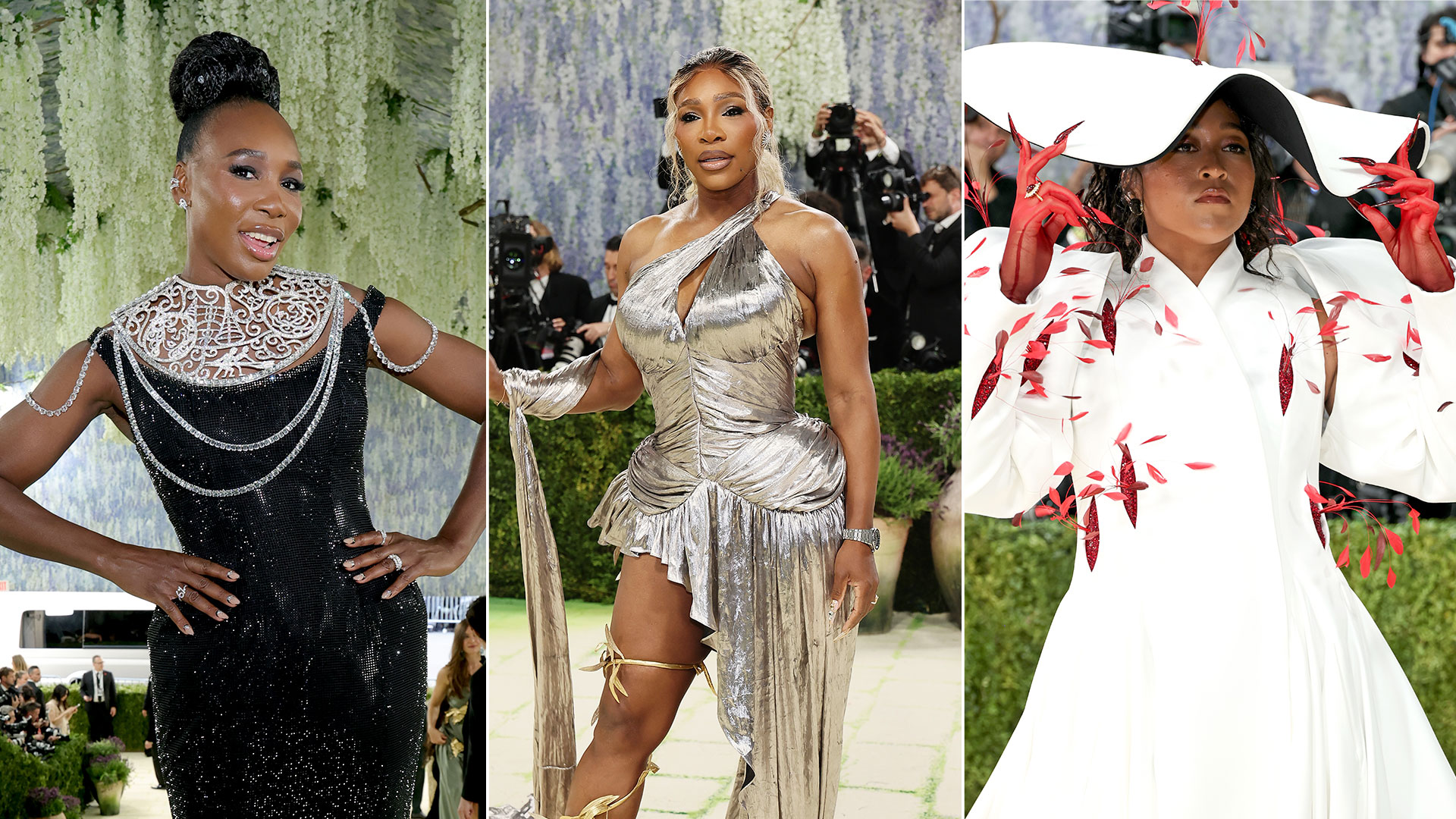 Met Gala: Venera odaje počast Vimbldonu, Serena omamljuje u srebru, a Osaka je dama u crvenom