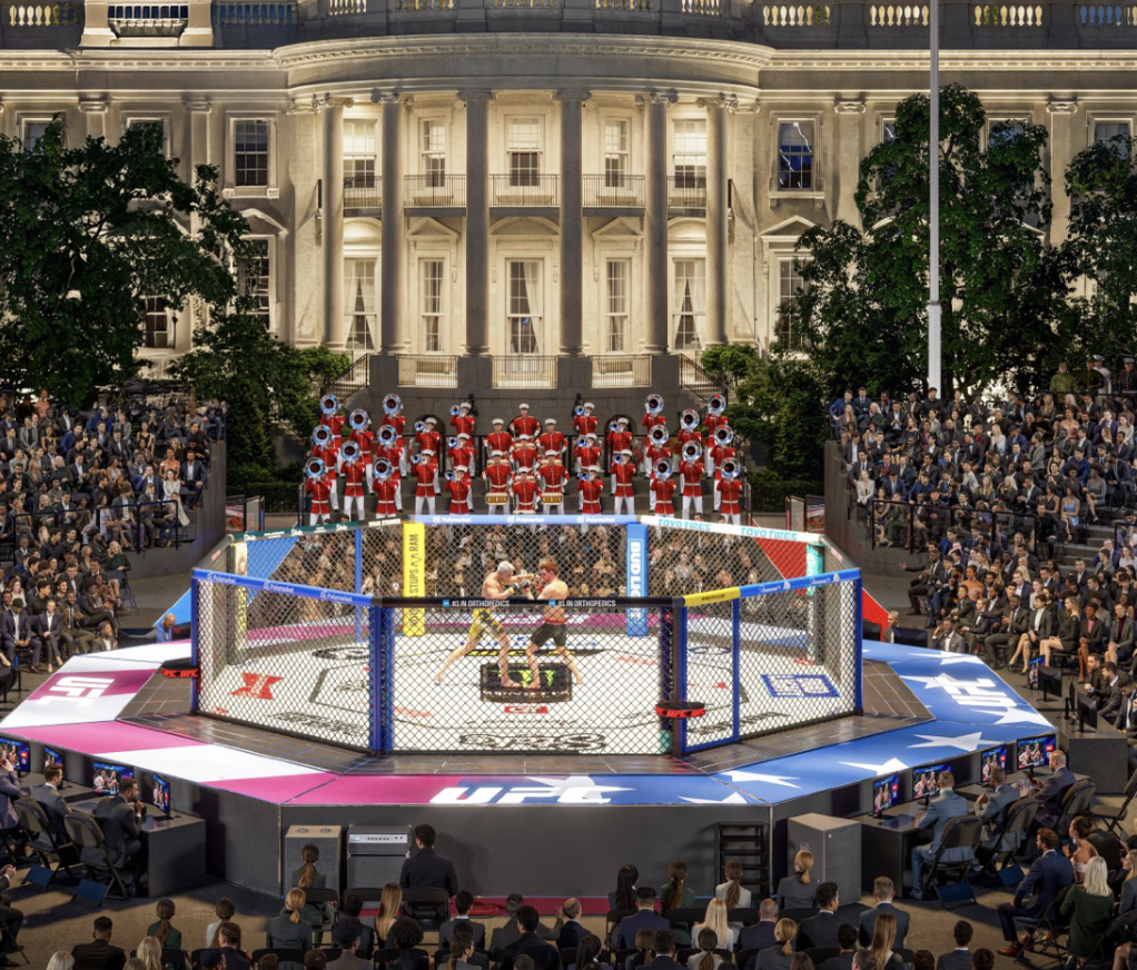 UFC objavljuje rendere borbe u Beloj kući i slobode 250 Fan Fest