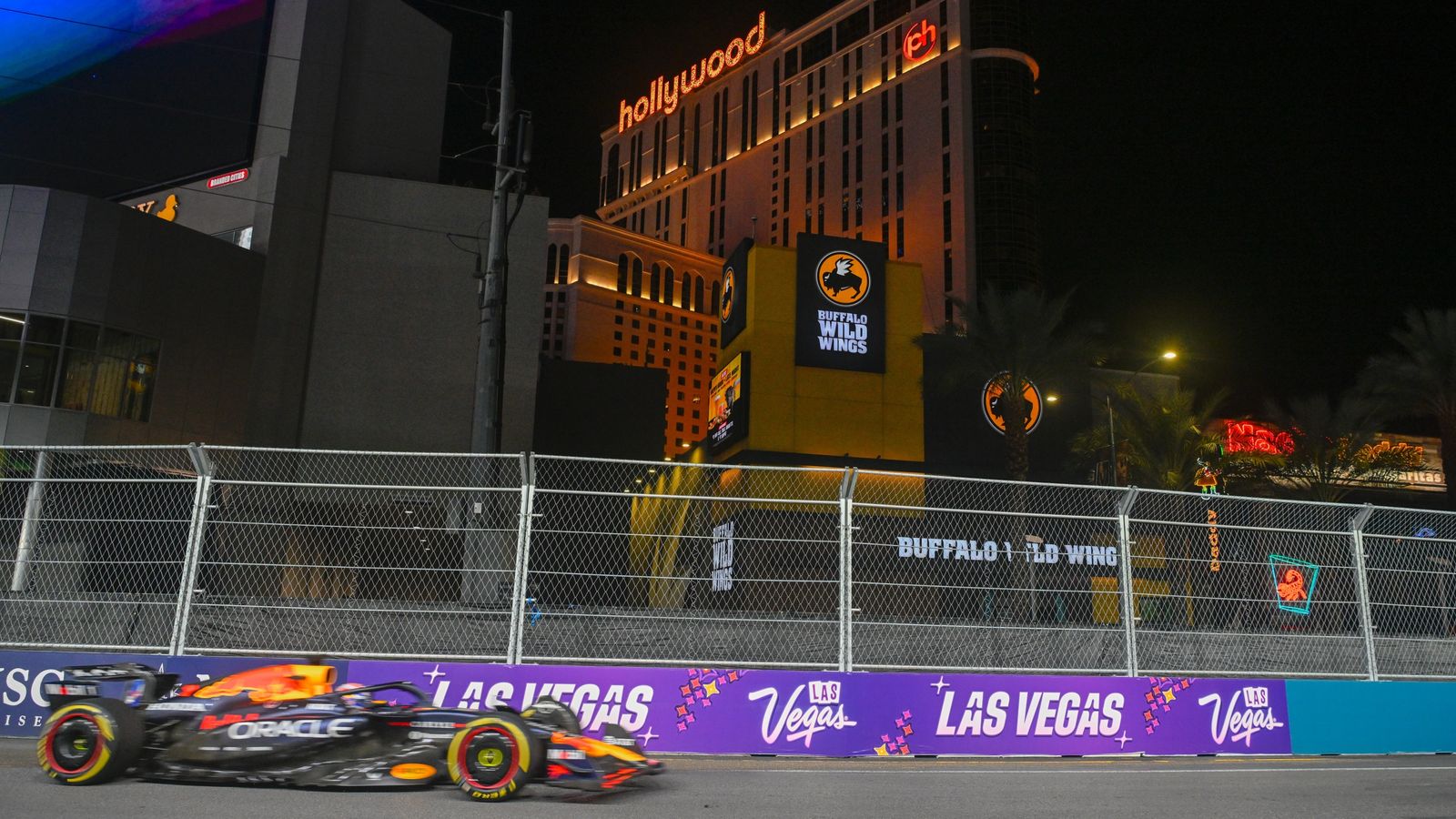 Max Verstappen during the Formula 1 Las Vegas Grand Prix (Photo by Ken Murray/Icon Sportswire) (Icon Sportswire via AP Images)
