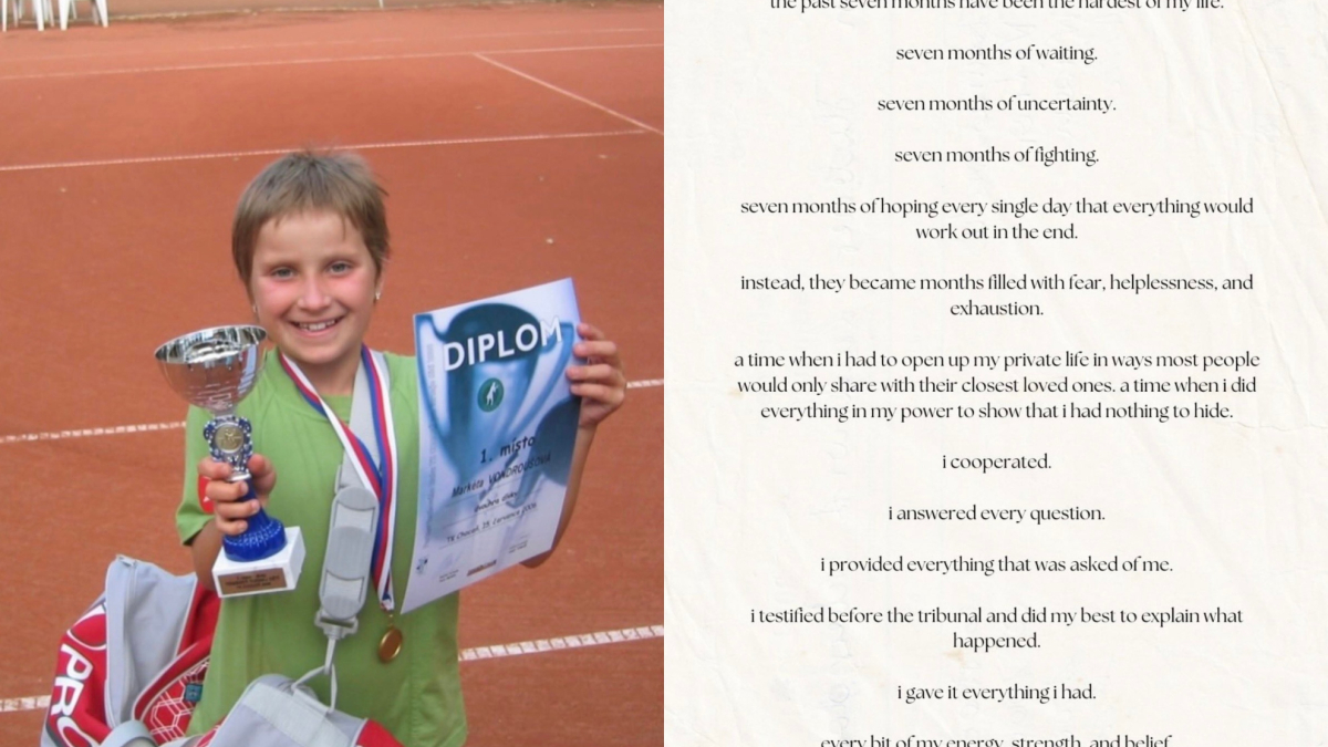 Marketa Vondrousova reaguje na njenu četvorogodišnju zabranu: "Uvek sam bila negativna i nikada nisam dopirala"