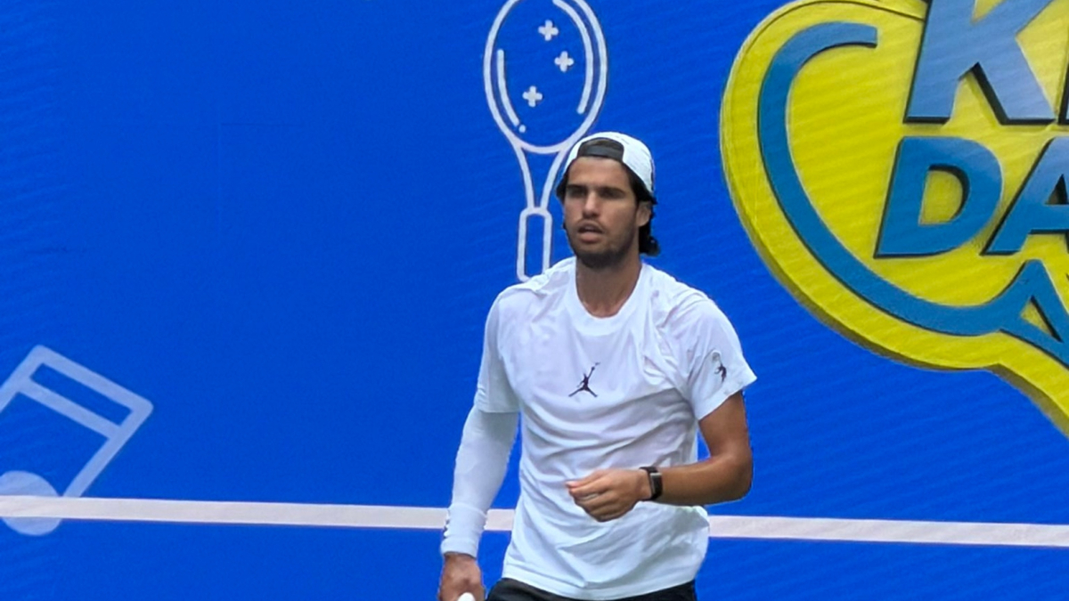 Carlos Alcaraz ya se entrena en las pistas del US Open