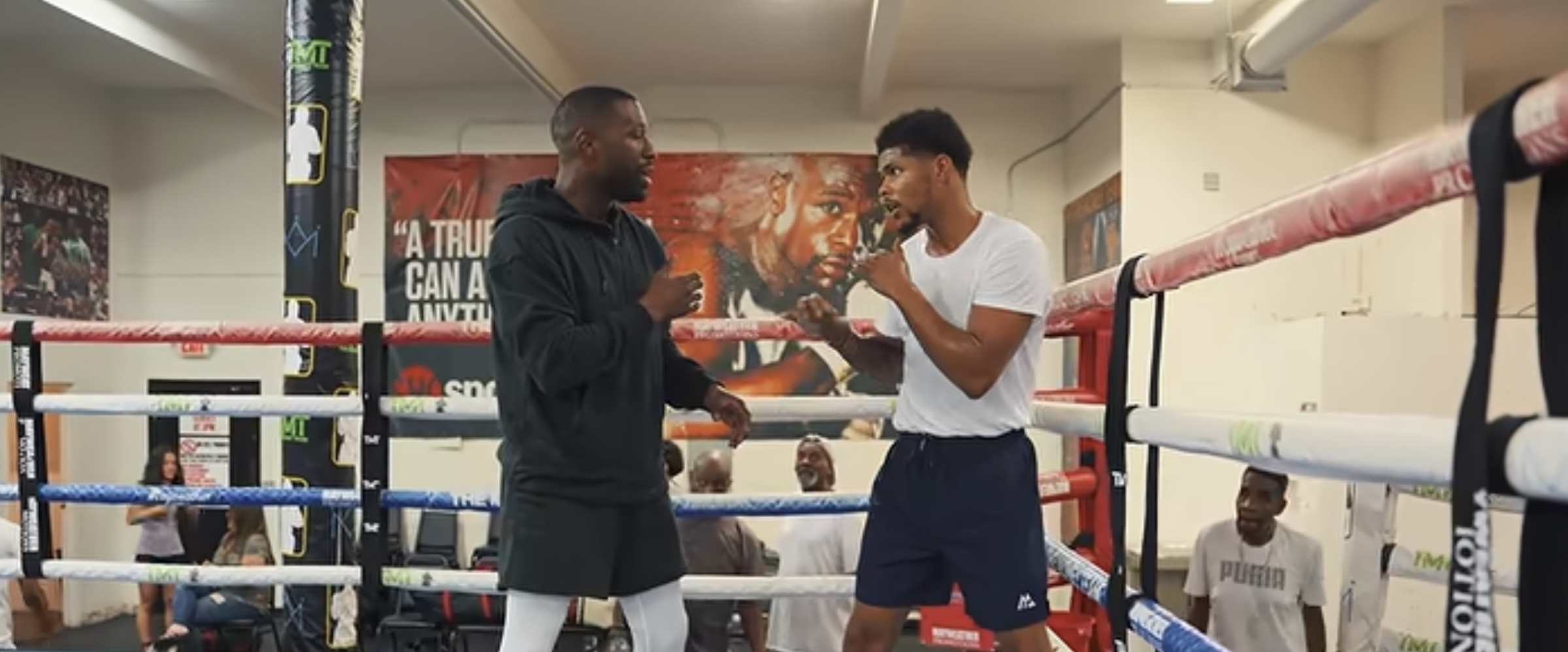 Shakur Praises Mayweather While Teasing Fight Announcement