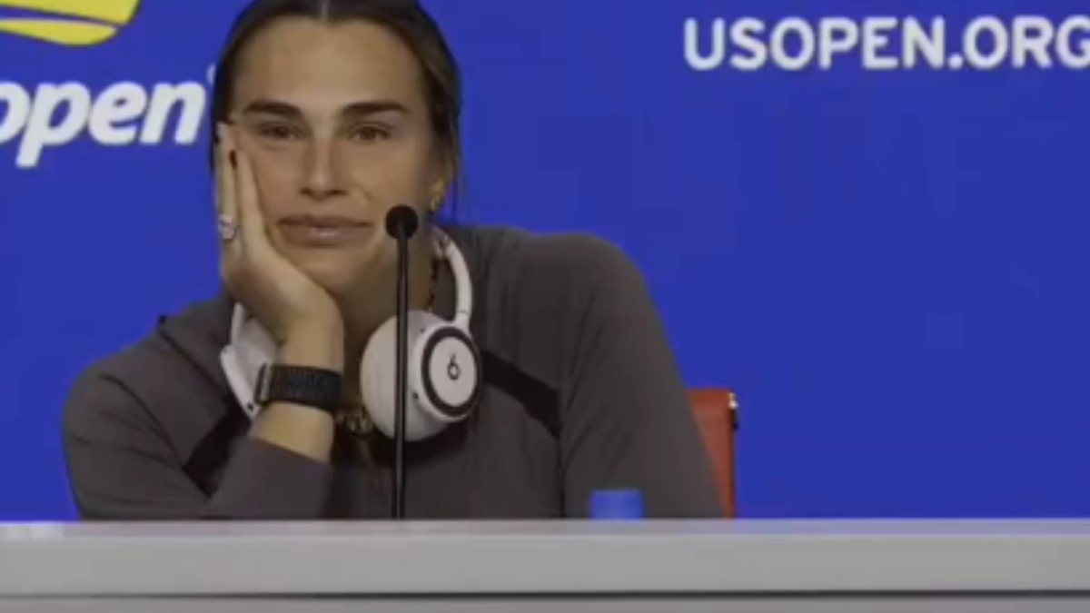 Sabalenka discute con un periodista que preguntó sobre sus fiestas: "Sois un chiste... Piensa antes de hablar"