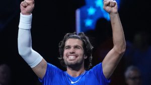 Horario y dónde ver el partido entre Alcaraz y De Miñaur de la tercera jornada de la Laver Cup de Londres