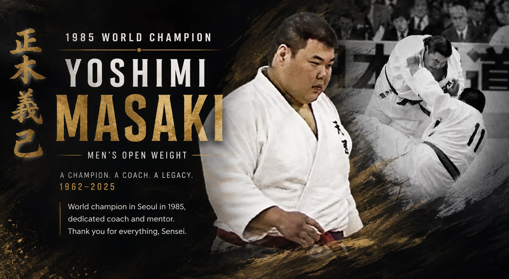 Japanese world champion Yoshimi Masaki passes away at 64