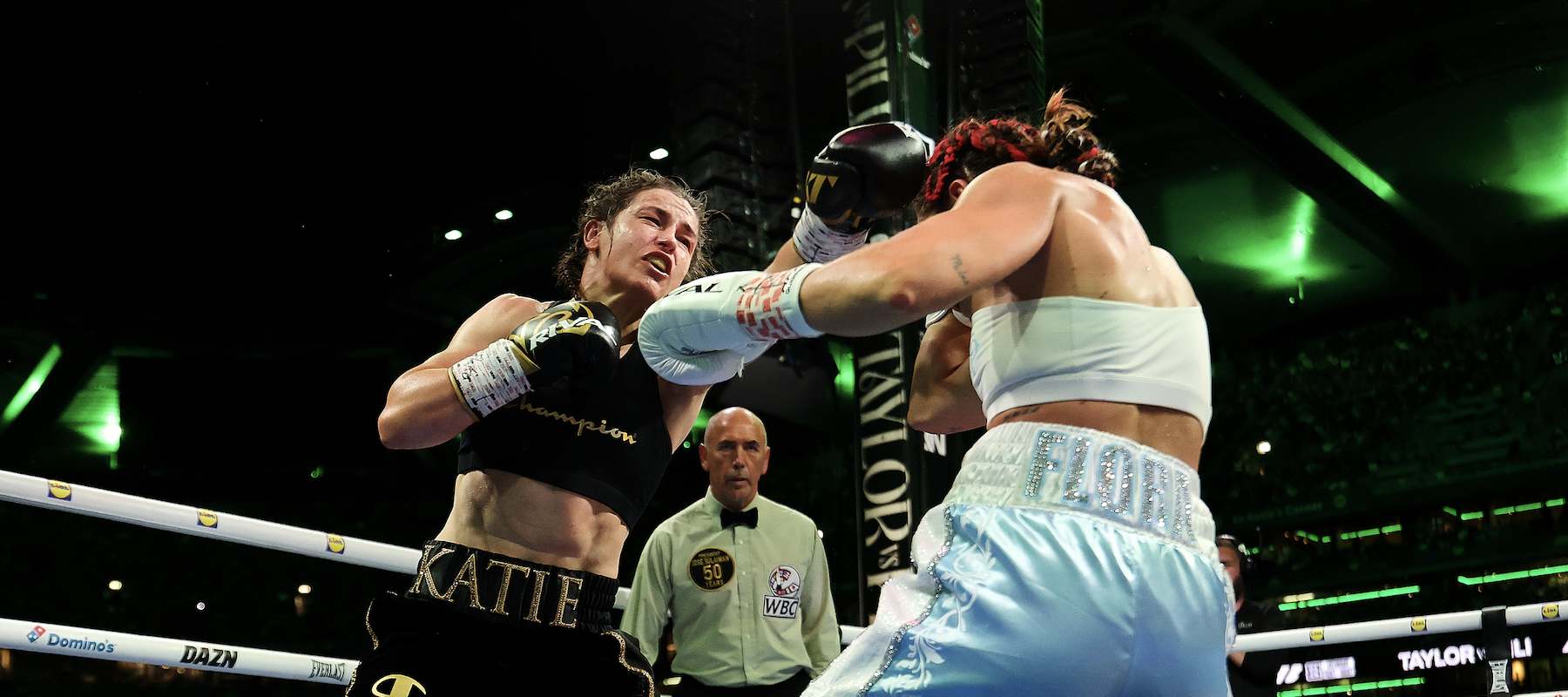Katie Taylor Beats Flori Pili in Retirement Fight
