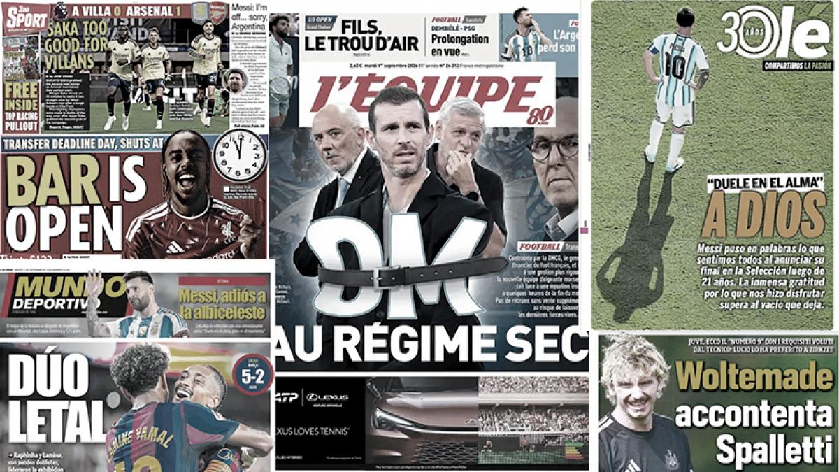 La Premier League affole le mercato, le monde pleure la retraite internationale de Lionel Messi