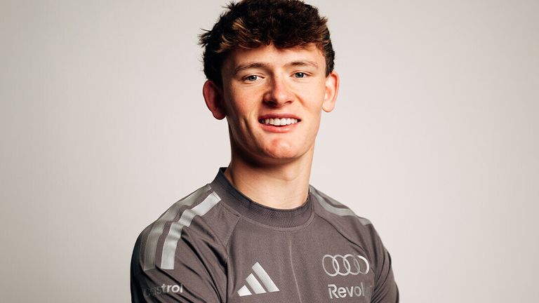 Audi junior Freddie Slater will make his first F1 practice outing in Mexico (Credit: Audi Revolut F1 Team)